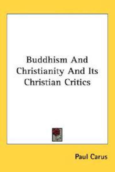 Buddhism and Christianity and Its Christian Critics