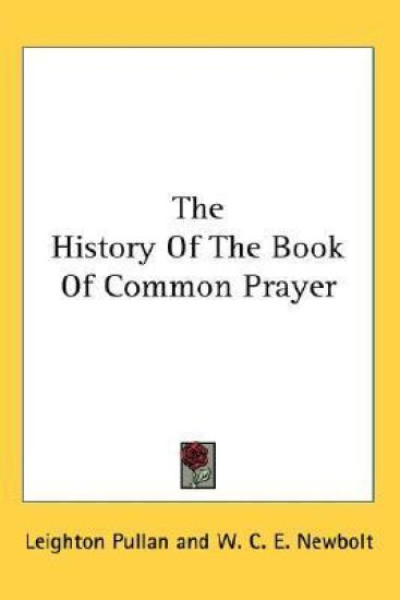 The History of the Book of Common Prayer