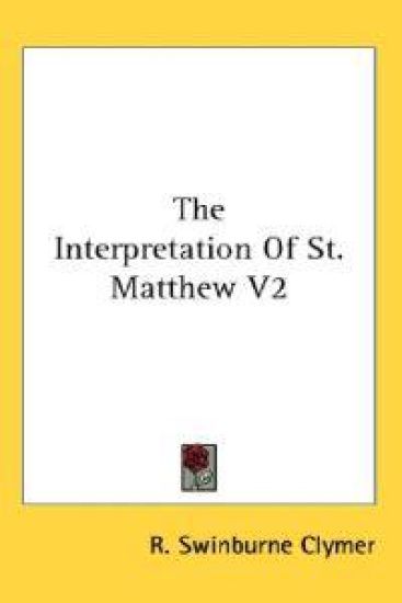 The Interpretation of St. Matthew
