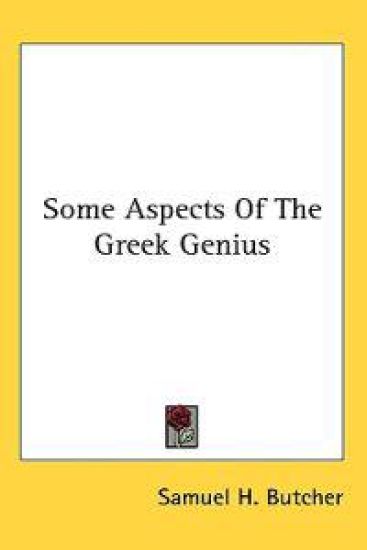 Some Aspects Of The Greek Genius