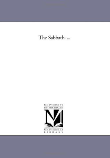 The Sabbath. ...