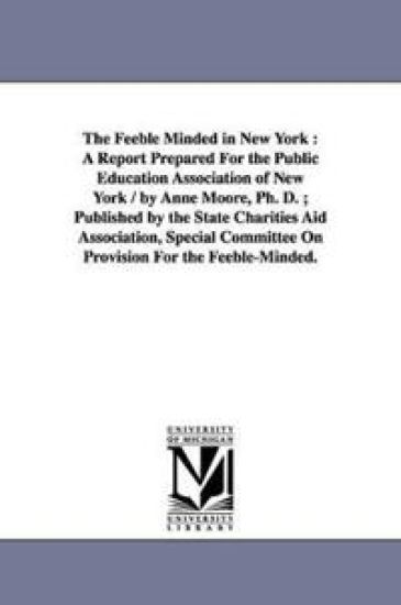 The Feeble Minded in New York