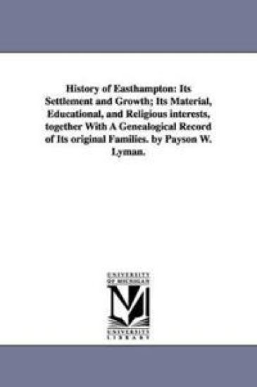 History of Easthampton