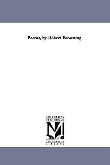 Poems, by Robert Browning.