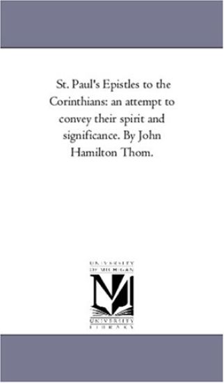 St. Paul'S Epistles to the Corinthians