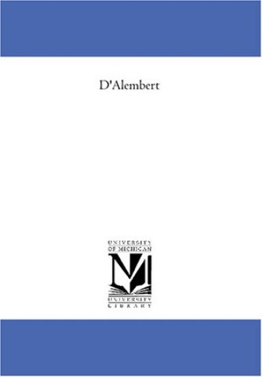 D'Alembert (French Edition)