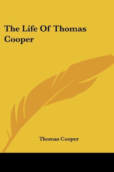 Life Of Thomas Cooper