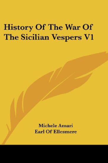 History of the War of the Sicilian Vespers