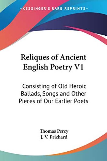 Reliques of Ancient English Poetry