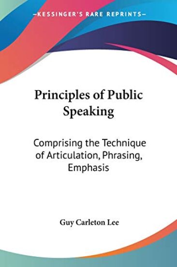 Principles Of Public Speaking