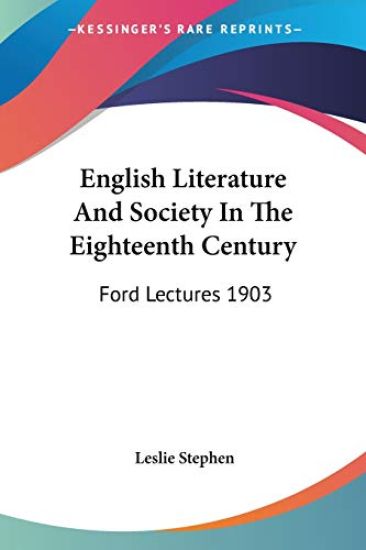 English Literature and Society in the Eighteenth Century