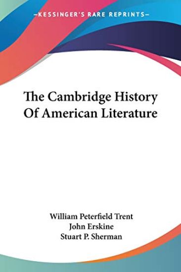 Cambridge History Of American Literature