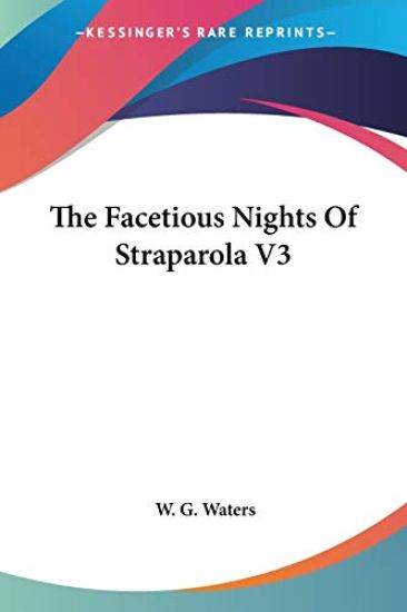 The Facetious Nights of Straparola