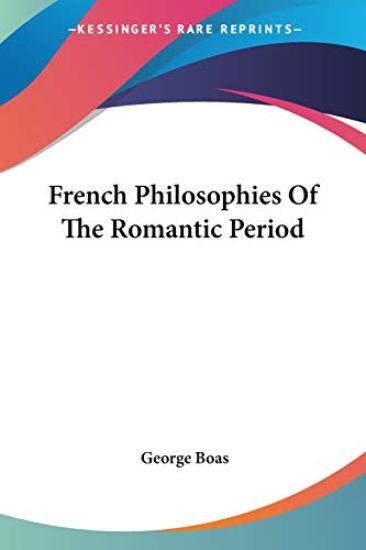 French Philosophies of the Romantic Period