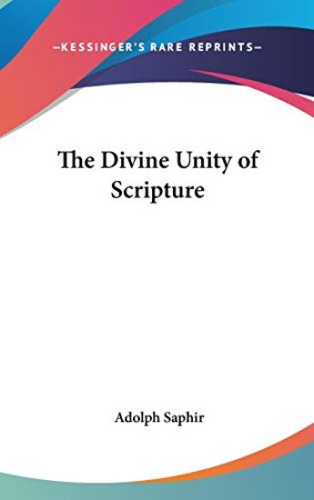 The Divine Unity of Scripture
