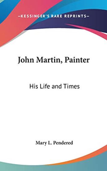 John Martin, Painter