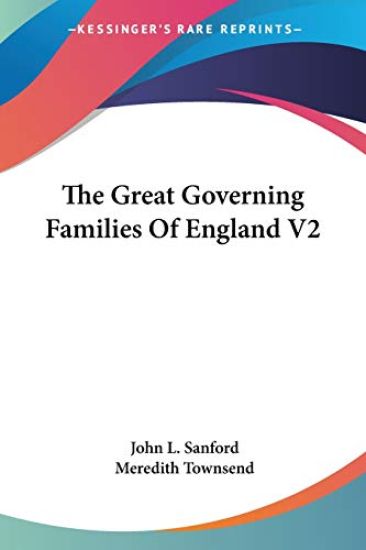 The Great Governing Families of England