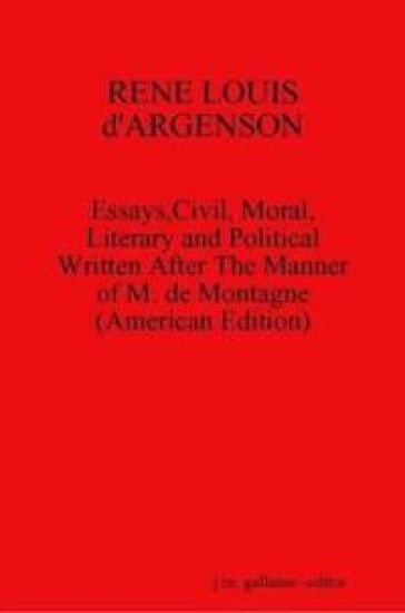 RENE LOUIS d'ARGENSON