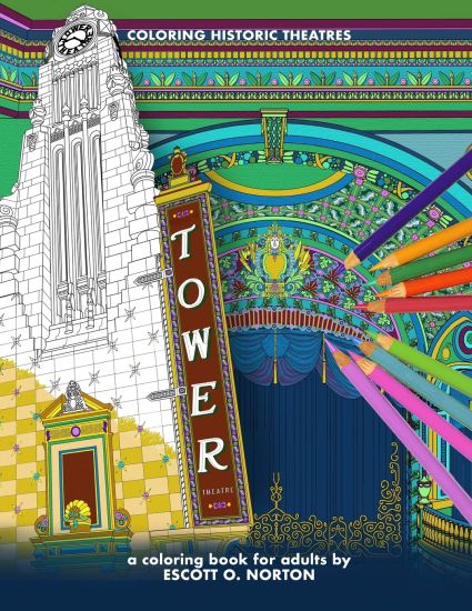 Coloring Historic Theatres - Tower Theatre