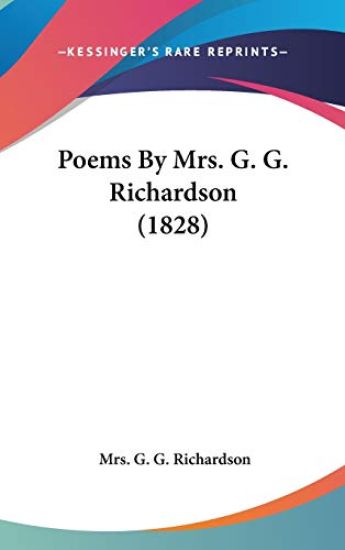 Poems By Mrs. G. G. Richardson (1828)