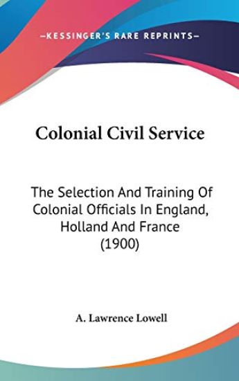 Colonial Civil Service