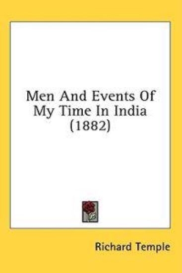 Men And Events Of My Time In India (1882)