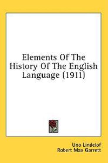 Elements of the History of the English Language
