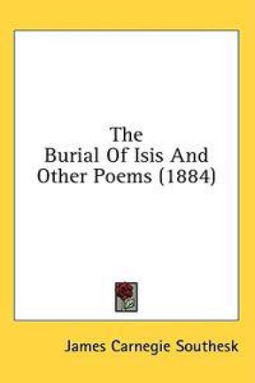 The Burial Of Isis And Other Poems (1884)