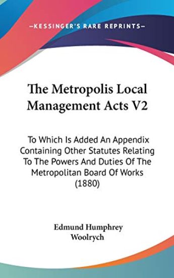 The Metropolis Local Management Acts V2