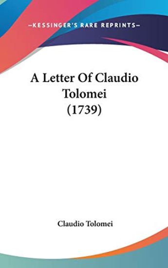 A Letter Of Claudio Tolomei (1739)