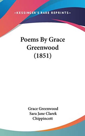 Poems By Grace Greenwood (1851)
