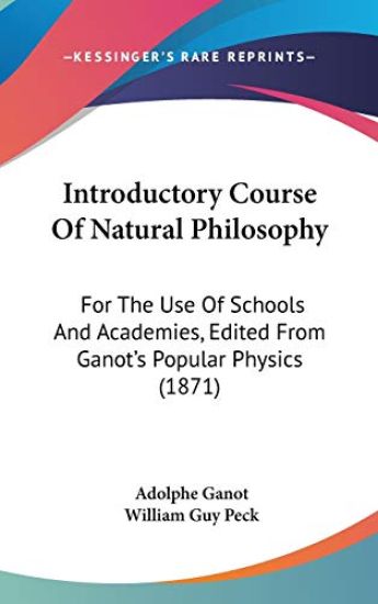 Introductory Course of Natural Philosophy