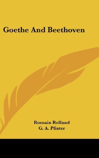 Goethe and Beethoven