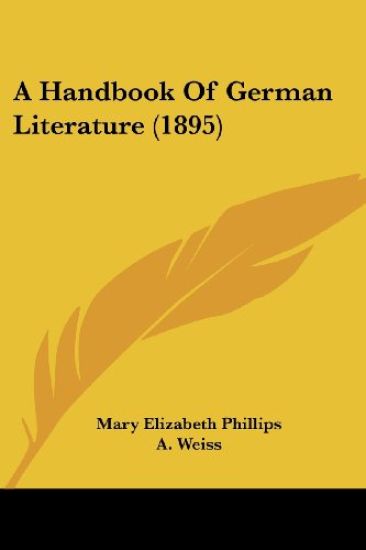 A Handbook Of German Literature (1895)