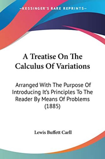 A Treatise on the Calculus of Variations