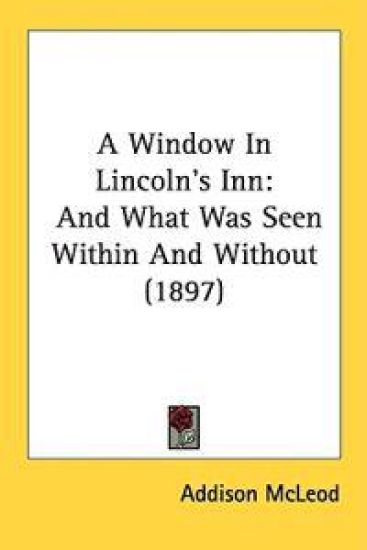 A Window In Lincoln's Inn