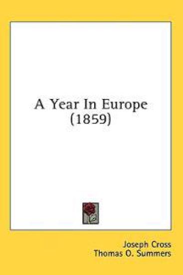 A Year In Europe (1859)