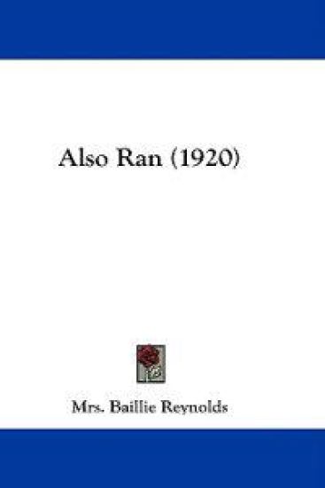 Also Ran (1920)