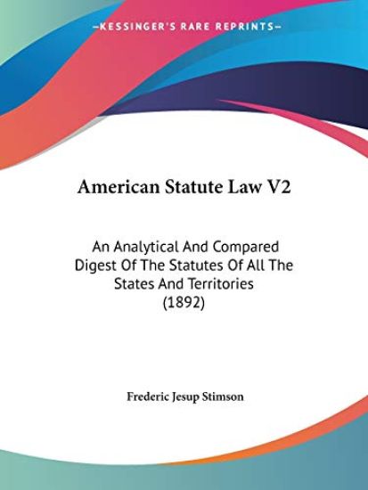 American Statute Law V2