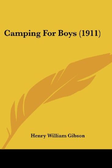 Camping For Boys (1911)