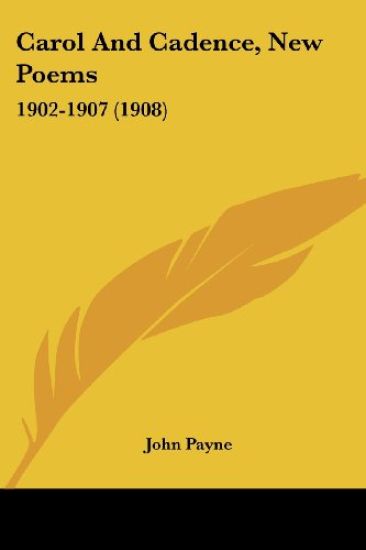 Carol And Cadence, New Poems