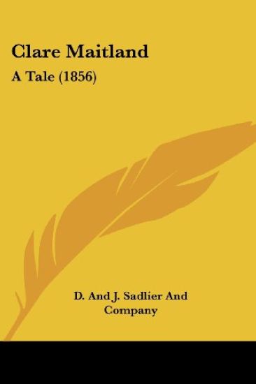Clare Maitland: A Tale (1856)
