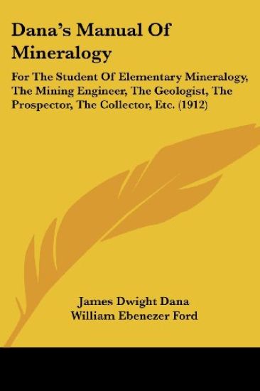 Dana's Manual Of Mineralogy