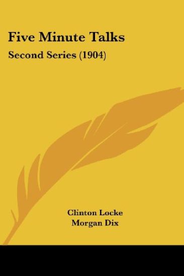 Five Minute Talks