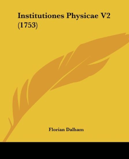 Institutiones Physicae V2 (1753)