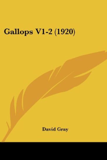 Gallops V1-2 (1920)