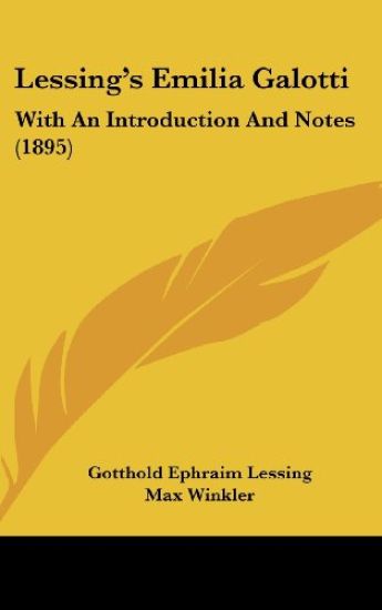 Lessing's Emilia Galotti