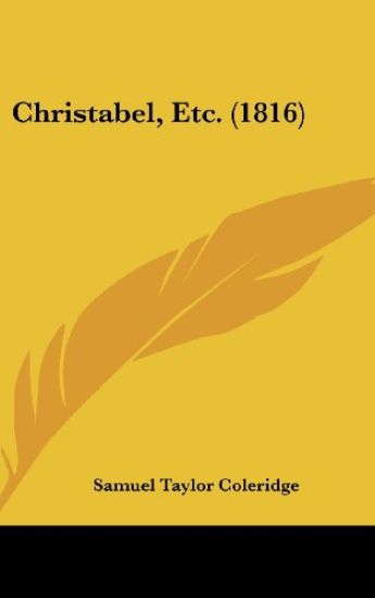 Christabel, Etc. (1816)