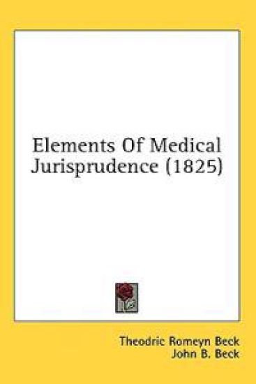 Elements Of Medical Jurisprudence (1825)