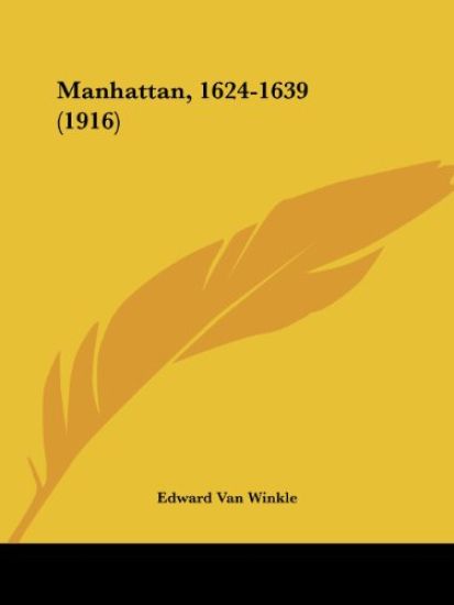 Manhattan, 1624-1639
